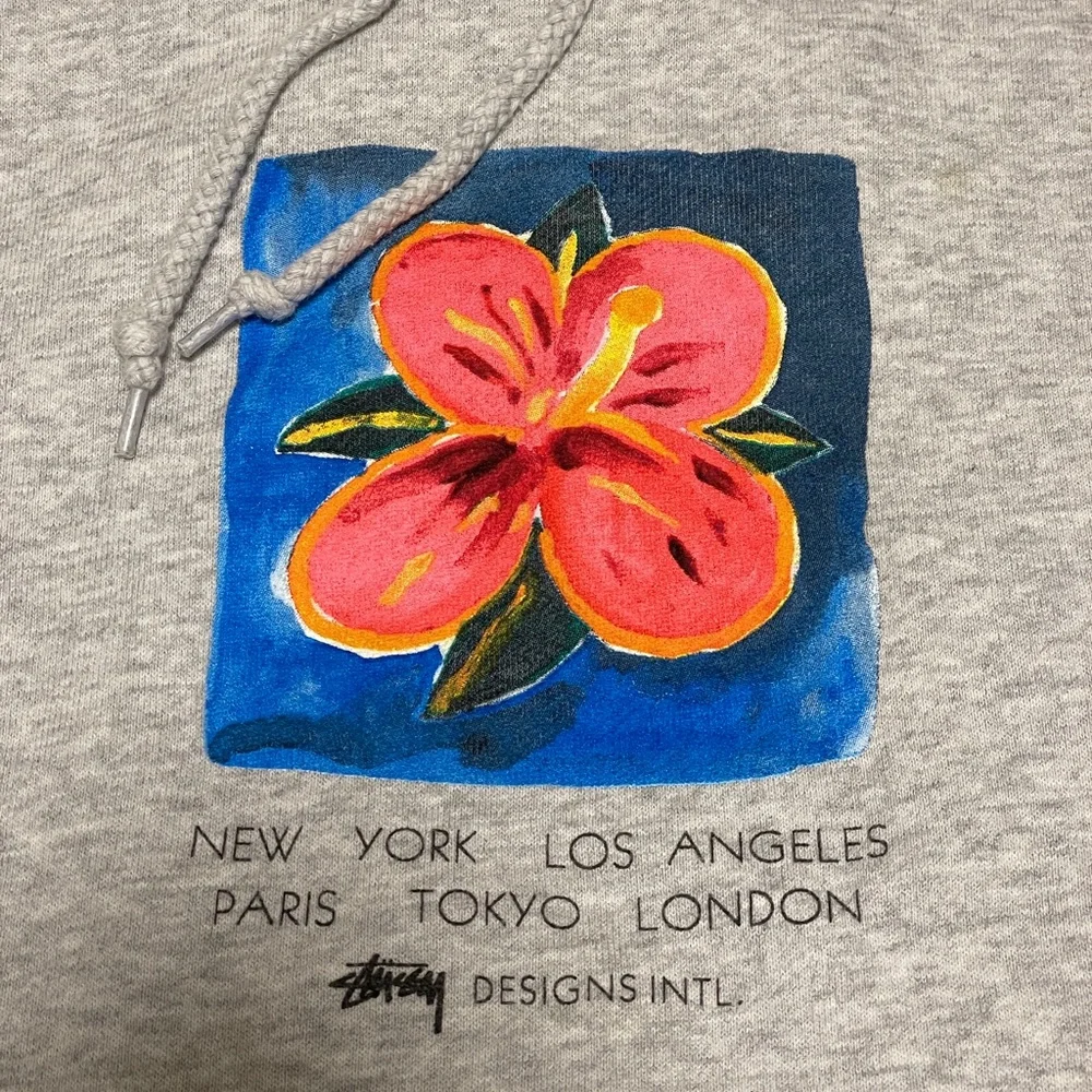 Stussy Hibiscus Men’s Graphic Hoodie - Picture 5 of 9